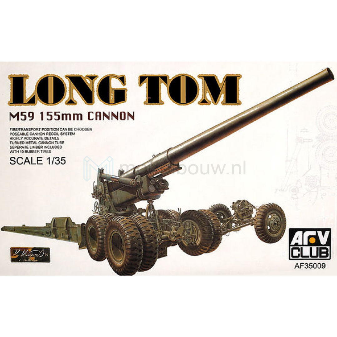 AFV 35009 Long Tom M59 155 mm cannon 1/35 #AFV35009