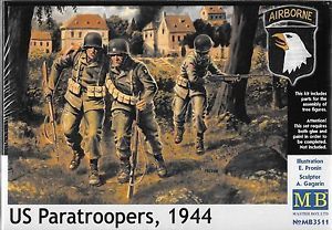 Masterbox 03511  US Paratroopers 1944 1/35
