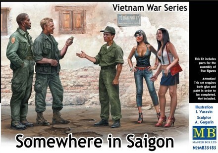 Masterbox 35185 Somewhere in Saigon, Vietnam War Series 1/35
