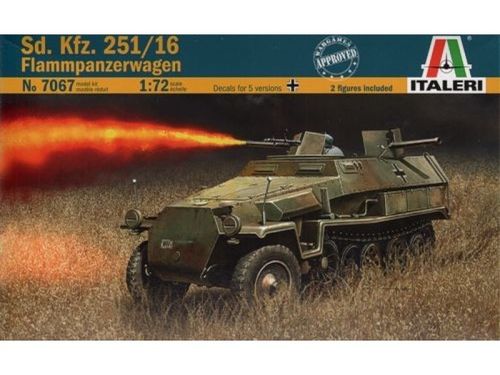 Italeri 7067 Sd. Kfz. 251/16 Flammpanzerwagen 1/72
