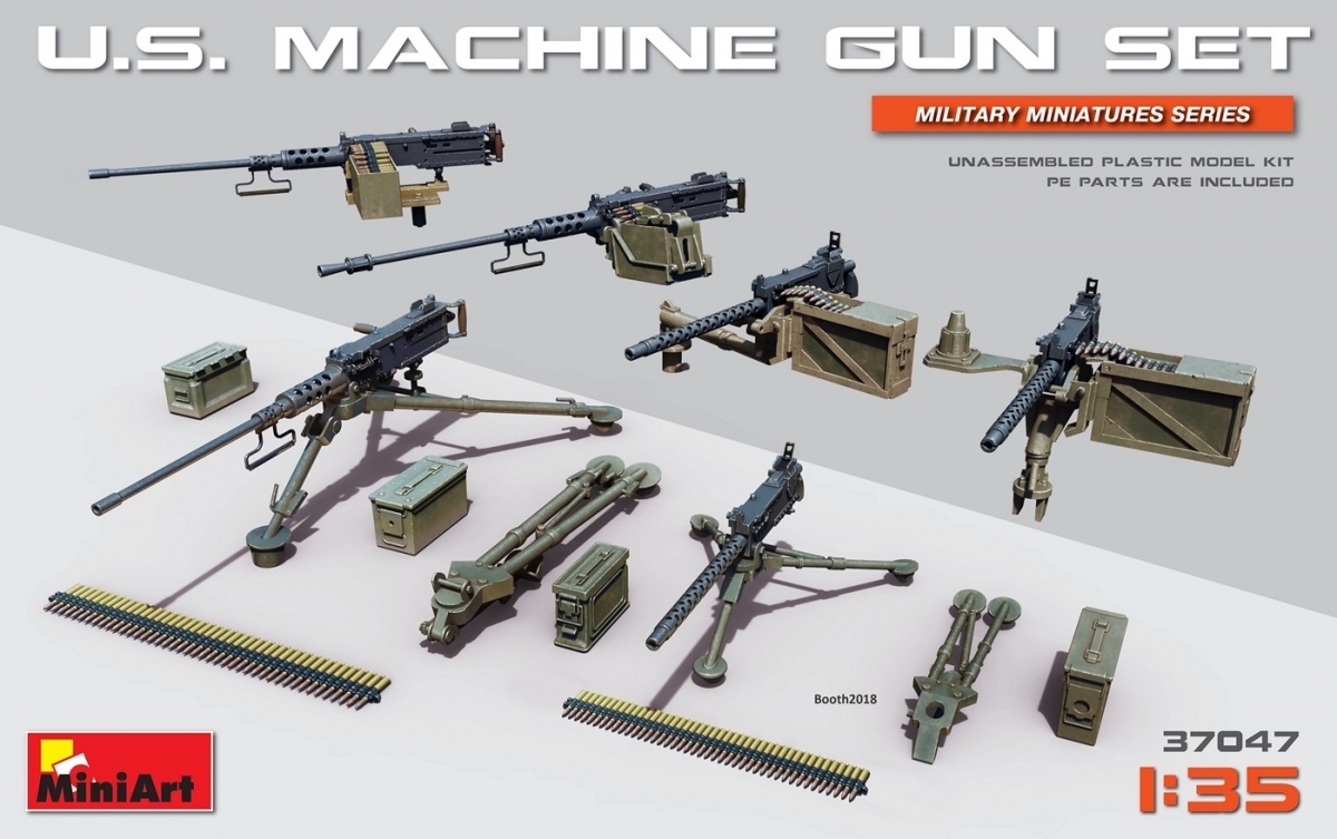 Miniart 37047 U.S. Machine Gun Set 1/35