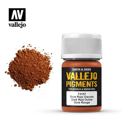 Vallejo Pigment Dark Red Ochre 35 ml
