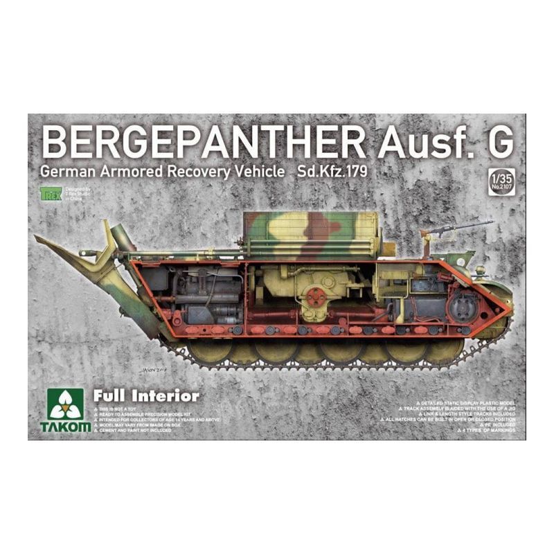 Takom Bergepanther Ausf. G German Arm. Rec. Vehicle 1/35 #ACATAK2107