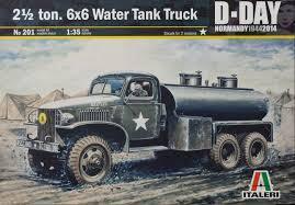 Italeri  0201 2 1/2 Ton 6x6 Water Tank Truck (D-Day) 1/35