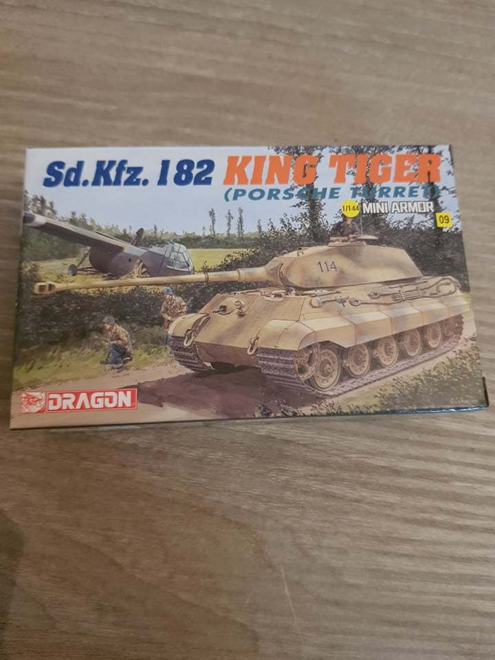 Dragon 14051-9 Mini Armor sd. Kfz.182 King Tiger (porsche turret) 1/144