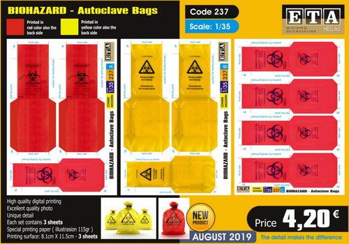 Biohazard Autoclave Bags 1/35