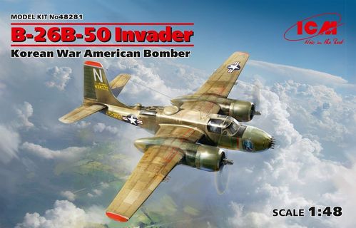 ICM 48281 B-26B-50 Invader, Korean War American Bomber 1/48