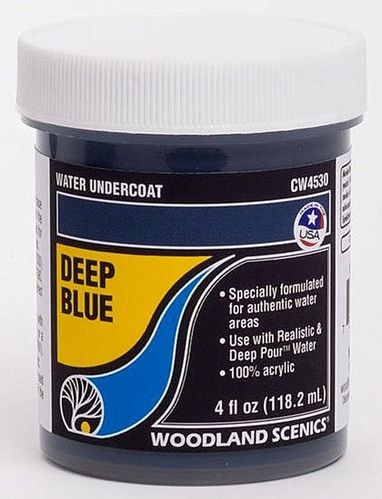 Woodland Scenics  CW4530 Deep Blue Water Undercoat 118 ml