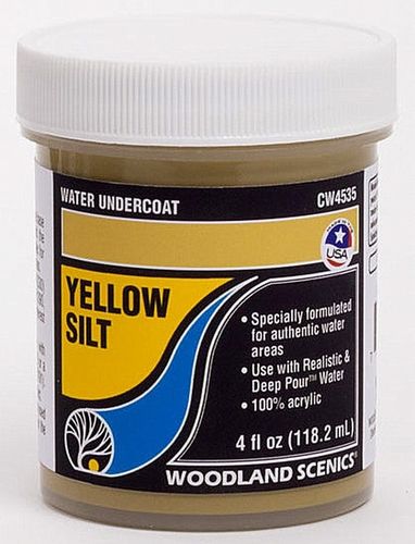 Woodland Scenics CW4535 Yellow Silt Water Undercoat