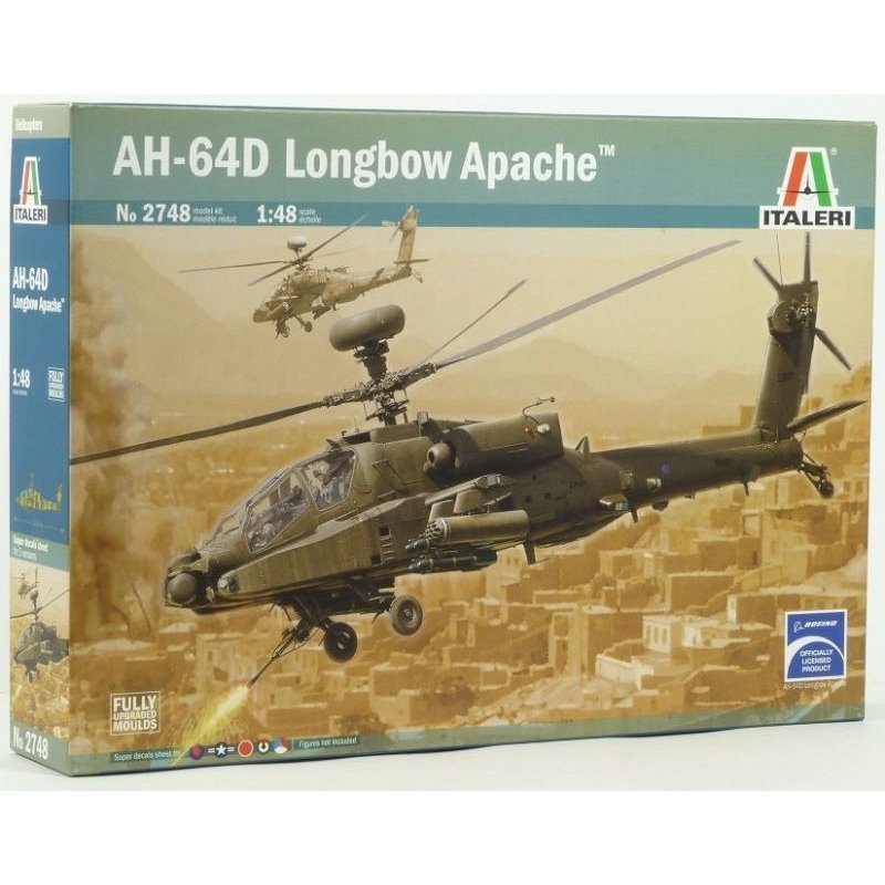 Italeri 2748 AH-64D Apache Longbow met NL decals 1/48