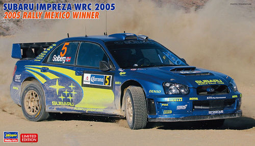 Hasegawa 20454 Subaru Impreza WRC 2005, 2005 Rally Mexico Winner 1/24
