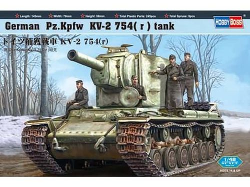 HobbyBoss 84819 Pz. Kpfw KV2 754(r) Tank 1/48