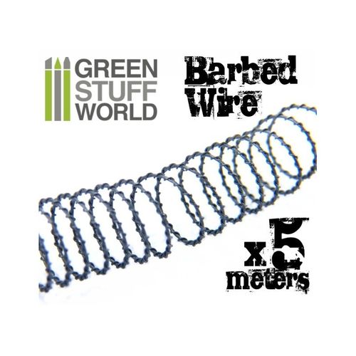 Green Stuff World simulated BARBED WIRE (prikkeldraad) 5 meter