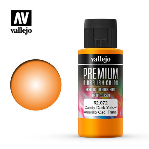 Premium Color Candy Dark Yellow - 60ml - Vallejo - VAL-62072