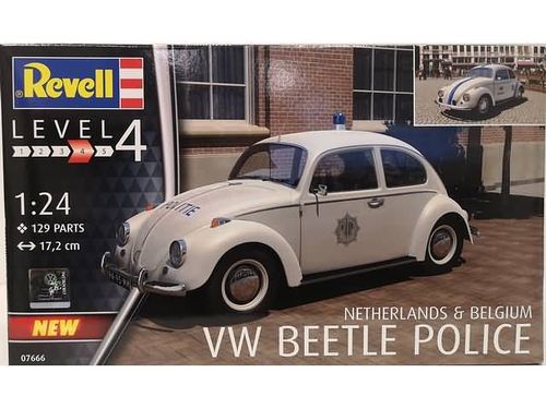 Revell 07666 Volkswagen Kever Politie - Nederland/Belgie - 1:24