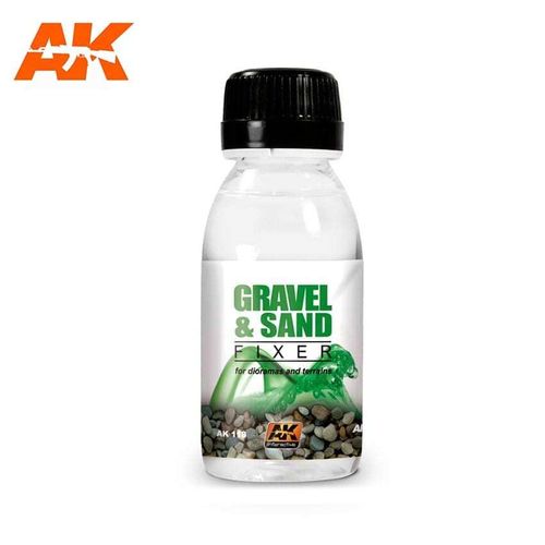 AK interactive 118 GRAVEL AND SAND FIXER 100 ml