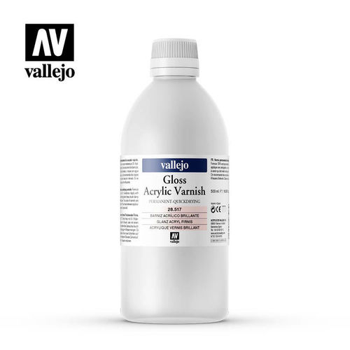 Vallejo 28517 Gloss Acrylic Varnish 500 ml