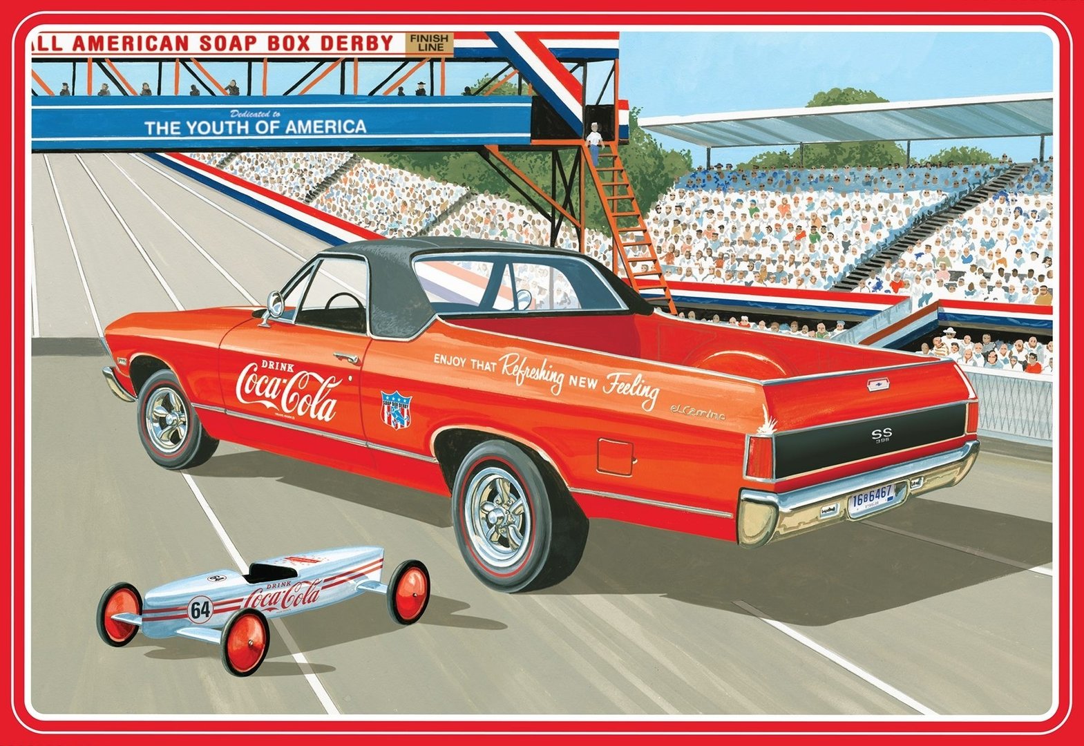 AMT 1362/12 1968 Chevrolet El Camino SS *Coca Cola* 1/25